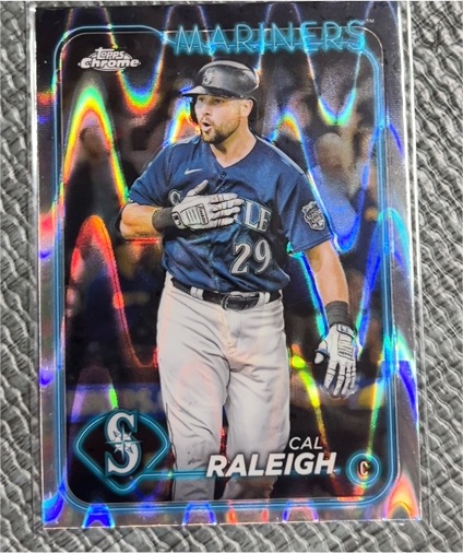 2024 Topps Chrome #119 Cal Raleigh — front