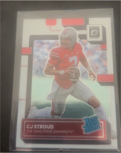 2023 Panini Chronicles Draft Picks Donruss Optic Rated Rookie #5 CJ Stroud — front