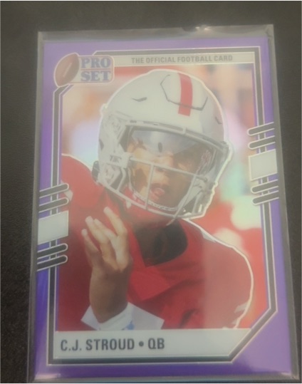 2022 Pro Set #PSP-CJS C.J. Stroud — front