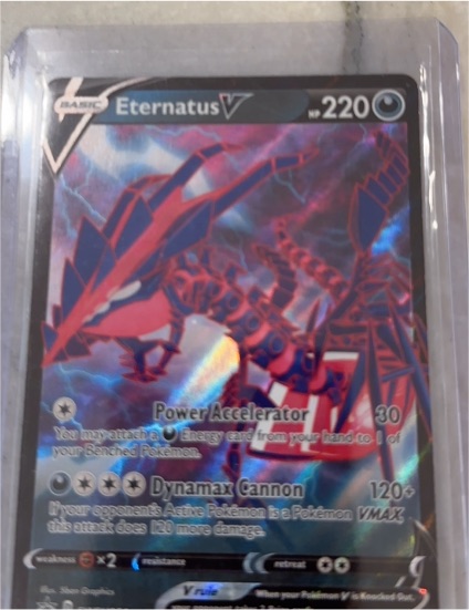 2020 Pokémon SWSH #064 Eternatus V — front