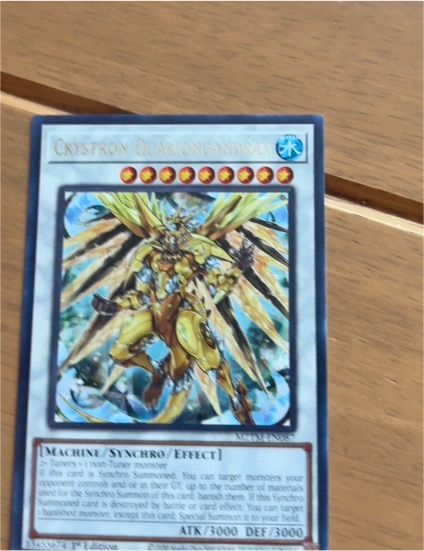 Yu-Gi-Oh! RATE-EN046 Crystron Quariongandrax — front