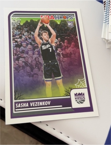 2023-24 Panini Haunted Hoops #157 Sasha Vezenkov — front