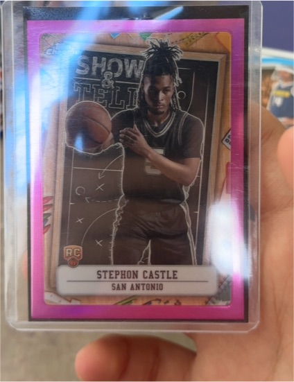 2024-25 Topps Chrome Show & Tell #ST-13 Stephon Castle — front