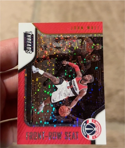 2016-17 Panini Threads Front-Row Seat #FRS-JW John Wall — front
