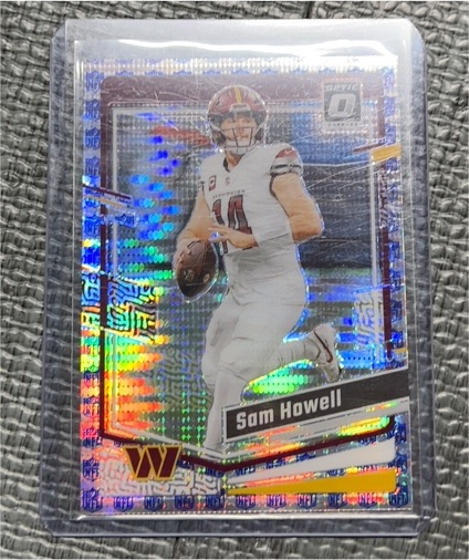 2023 Donruss Optic #198 Sam Howell Electricity Prizm — front