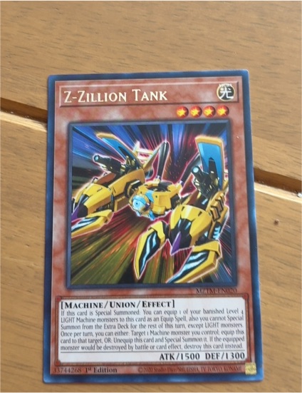 Yu-Gi-Oh! Z-Zillion Tank - Maze of the Master (MZTM) — front