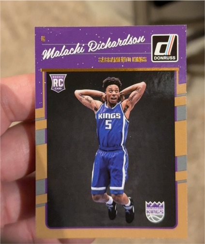 2016-17 Donruss #169 Malachi Richardson — front