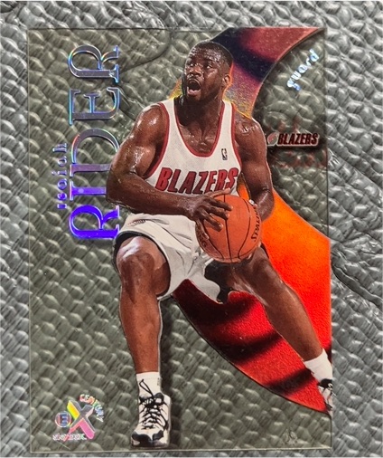 1998 SkyBox E-X Century #53 Isaiah Rider — front