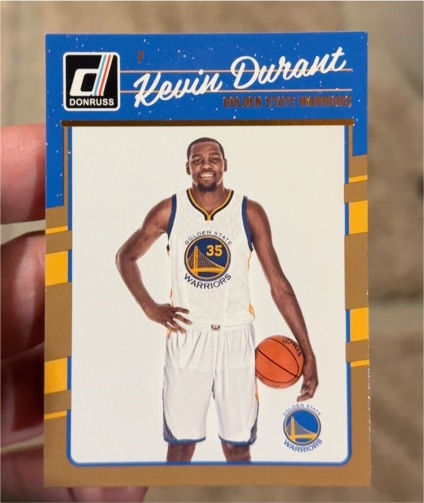 2016-17 Donruss #137 Kevin Durant — front