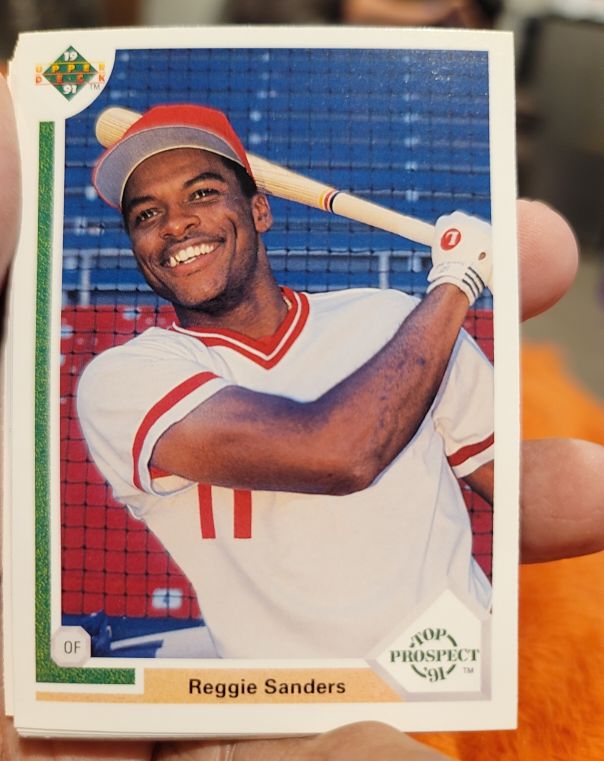 1991 Upper Deck #71 Reggie Sanders — front