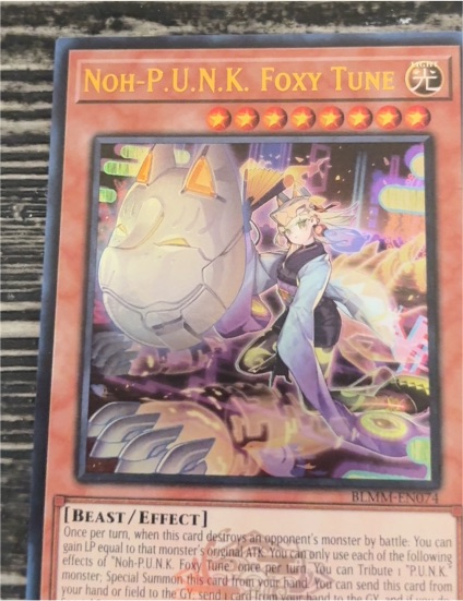 2023 Yu-Gi-Oh! BLMM-EN074 Noh-P.U.N.K. Foxy Tune — front