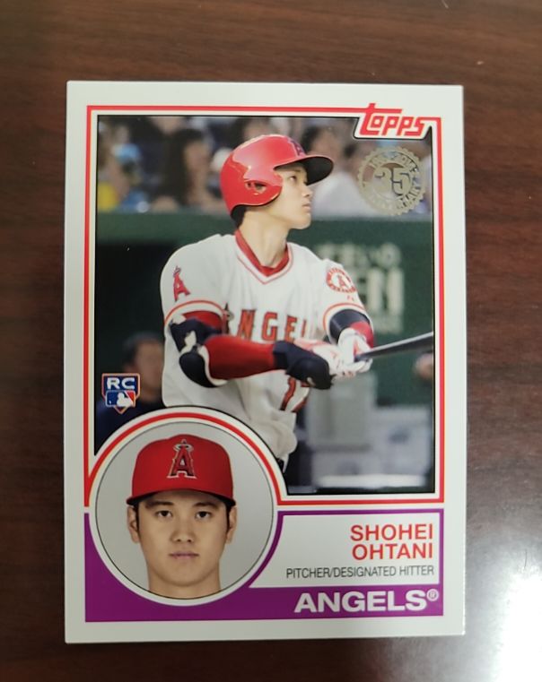 2018 Topps #83-1 Shohei Ohtani — front