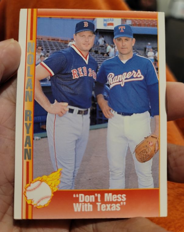 1991 Pacific #200 Nolan Ryan "Don't Mess With Texas" — front
