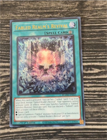 Yu-Gi-Oh! Battles of Legend: Monster Mayhem BLMM-EN015 Fabled Realm's Revival — front
