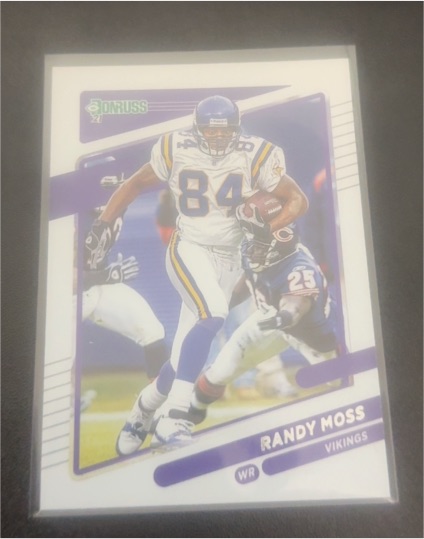 2021 Donruss #128 Randy Moss — front