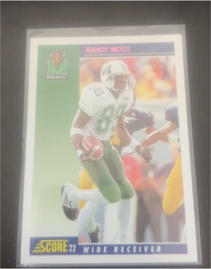 2022 Panini Chronicles Draft Picks Score Retro #21 Randy Moss — front