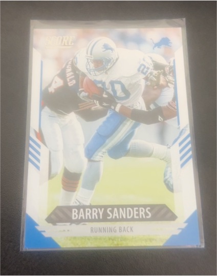 2021 Panini Score #131 Barry Sanders — front