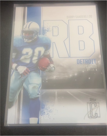 2024 Topps Signature Class #15 Barry Sanders — front