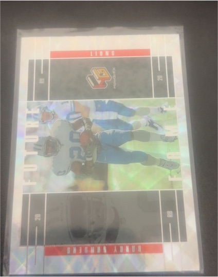 1999 Upper Deck HoloGrFX Future Fame #FF6 Barry Sanders — front