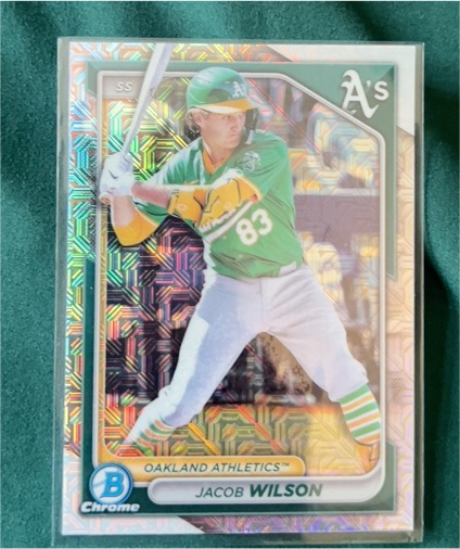 2024 Bowman Chrome Prospects #BCP-205 Jacob Wilson — front