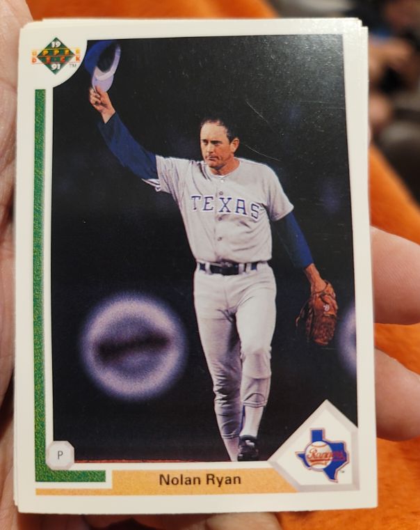 1991 Upper Deck #345 Nolan Ryan — front