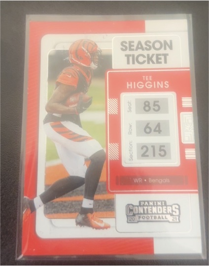 2021 Panini Contenders #20 Tee Higgins — front