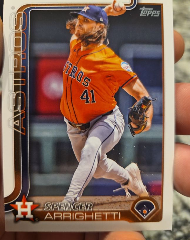 2025 Topps #522 Spencer Arrighetti — front