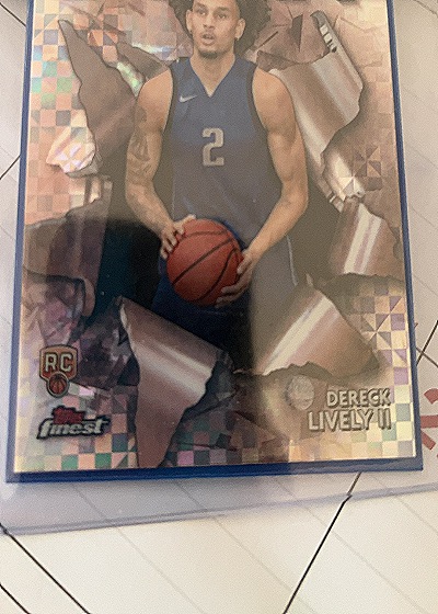 2023-24 Topps Finest #RC Dereck Lively II — front