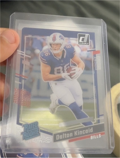 2023 Panini Clearly Donruss #57 Dalton Kincaid — front