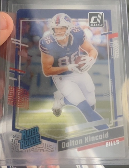 2023 Panini Clearly Donruss #57 Dalton Kincaid — front