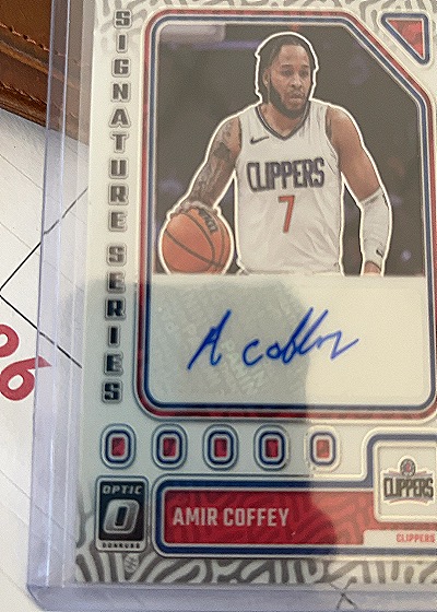 2023-24 Donruss Optic #SS-COF Amir Coffey Signature Series — front