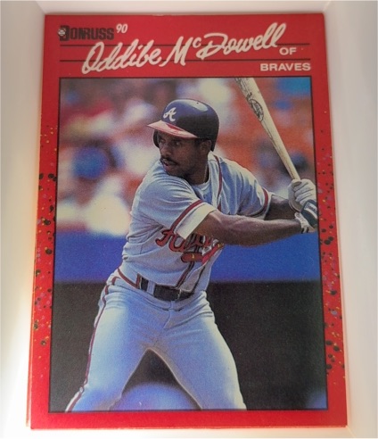 1990 Donruss #340 Oddibe McDowell — front