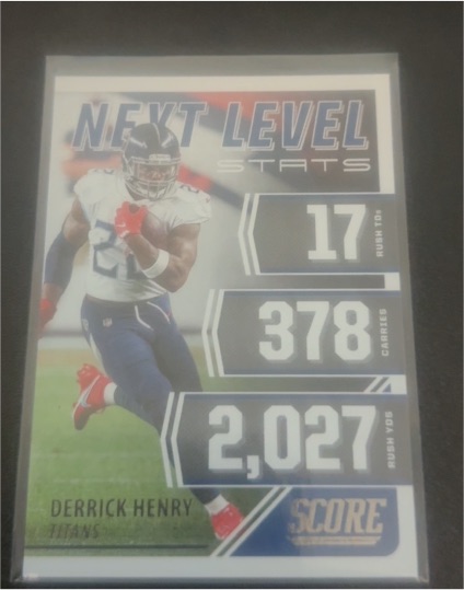 2021 Panini Score Next Level Stats #NL17 Derrick Henry — front