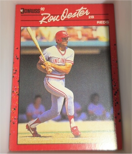 1990 Donruss #317 Ron Oester — front