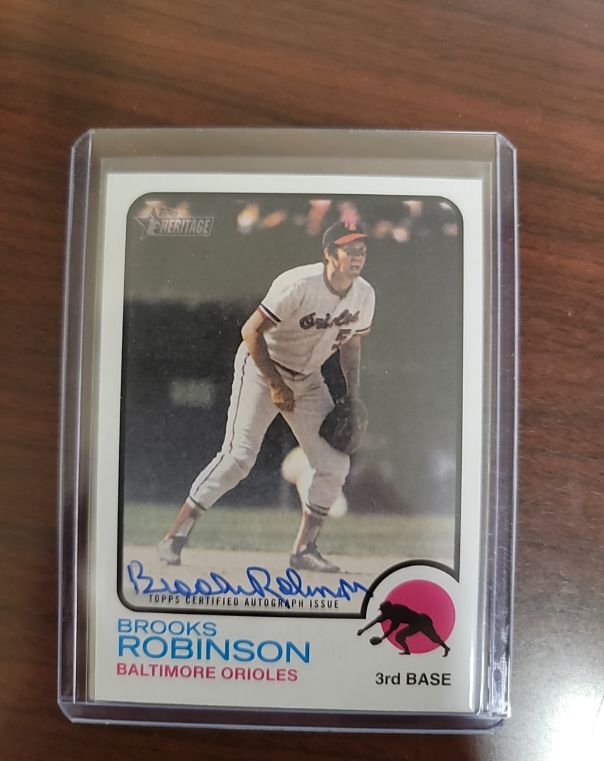 1973 Topps Heritage Brooks Robinson Baltimore Orioles — front