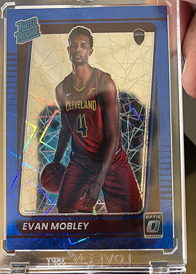 2021-22 Panini Donruss Optic #175 Evan Mobley — front