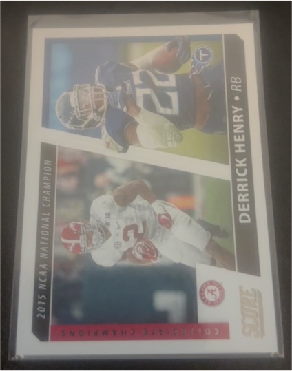 2021 Panini Score Collegiate Champions #CC4 Derrick Henry — front
