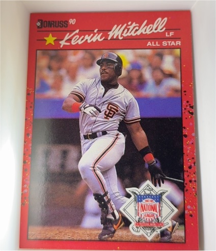 1990 Donruss #715 Kevin Mitchell All Star — front