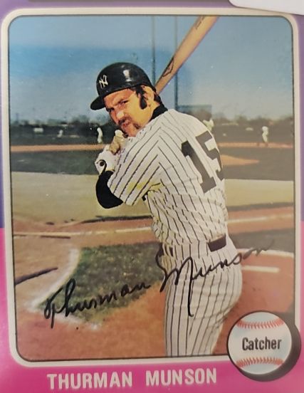 1975 Topps #20 Thurman Munson — front