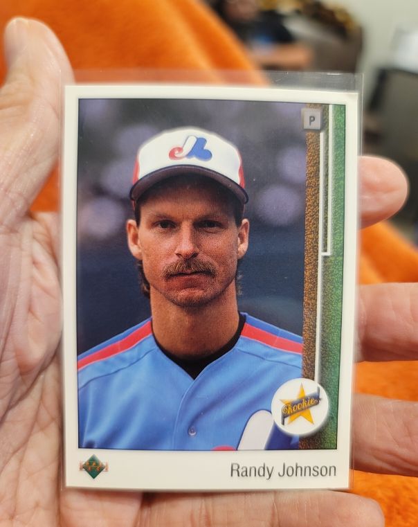 1989 Upper Deck #25 Randy Johnson Rookie Card — front