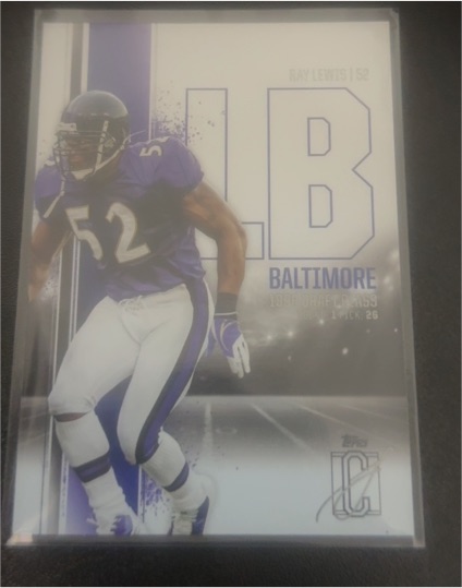 2024 Topps Signature Class #3 Ray Lewis — front