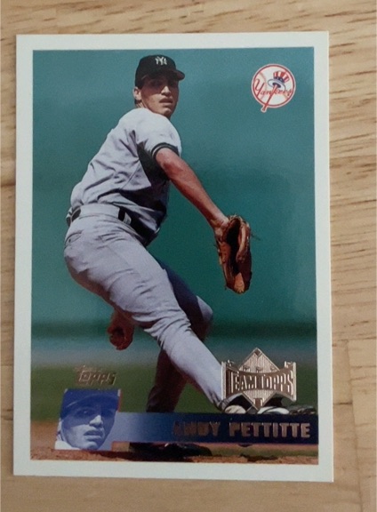 1996 Topps #378 Andy Pettitte — front
