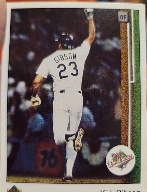 1989 Upper Deck #666 Kirk Gibson — front