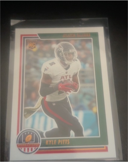 2021 Panini Chronicles Stars & Stripes #STS-KPI Kyle Pitts — front