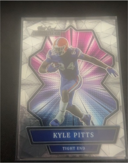 2021 Wild Card Alumination #ABC-11 Kyle Pitts — front