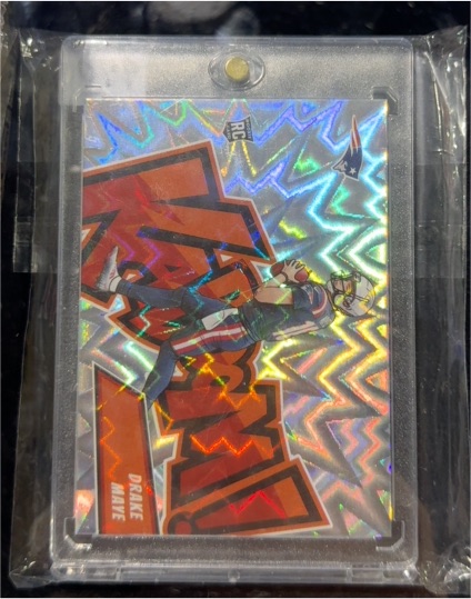 2024 Panini Absolute Kaboom! Horizontal #8 Drake Maye — front