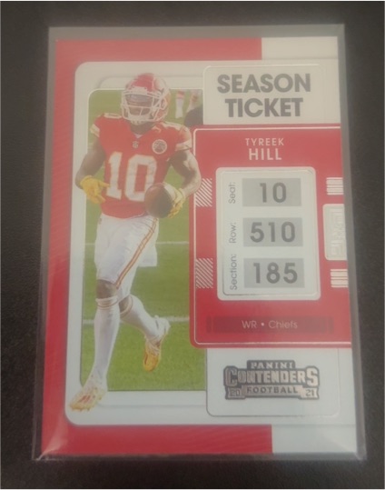 2021 Panini Contenders #48 Tyreek Hill — front