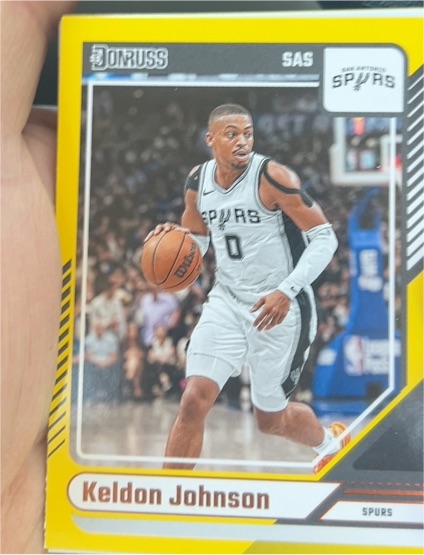 2024-25 Donruss #145 Keldon Johnson — front