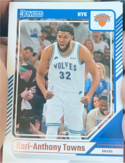 2024-25 Donruss #8 Karl-Anthony Towns — front