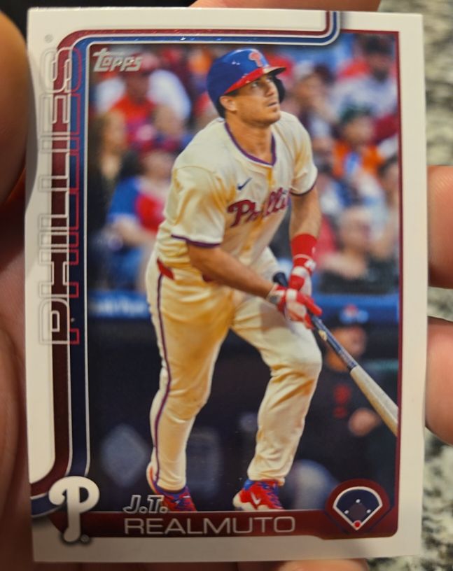 2025 Topps #625 J.T. Realmuto — front